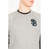 Bluza Nike SB Woodgrain Crew Dark Grey Heather / Black (miniatura)